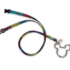 Vera Bradley Disney Mickey Magical Bloom Lanyard NWT